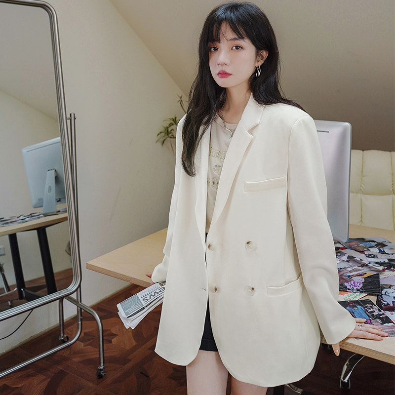 【2022春装新款】已备货纽扣设计感超好穿小西装22005-P115-K168+,女装西装,乔安迪