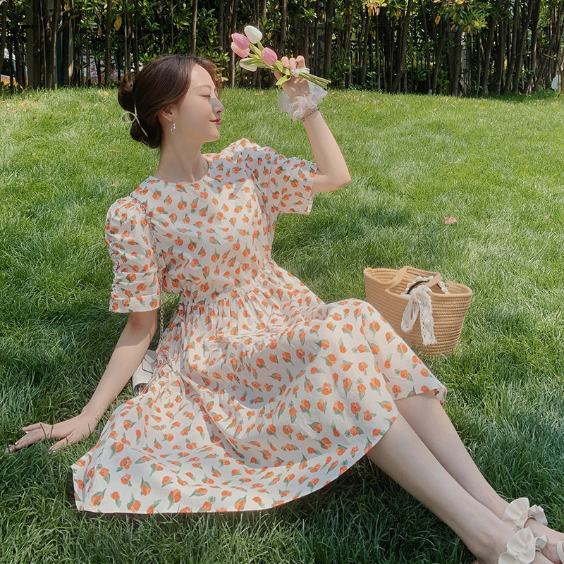 【新品现货】数据好跑量碎花连衣裙2260-p95-k148，女装连衣裙，乔安迪