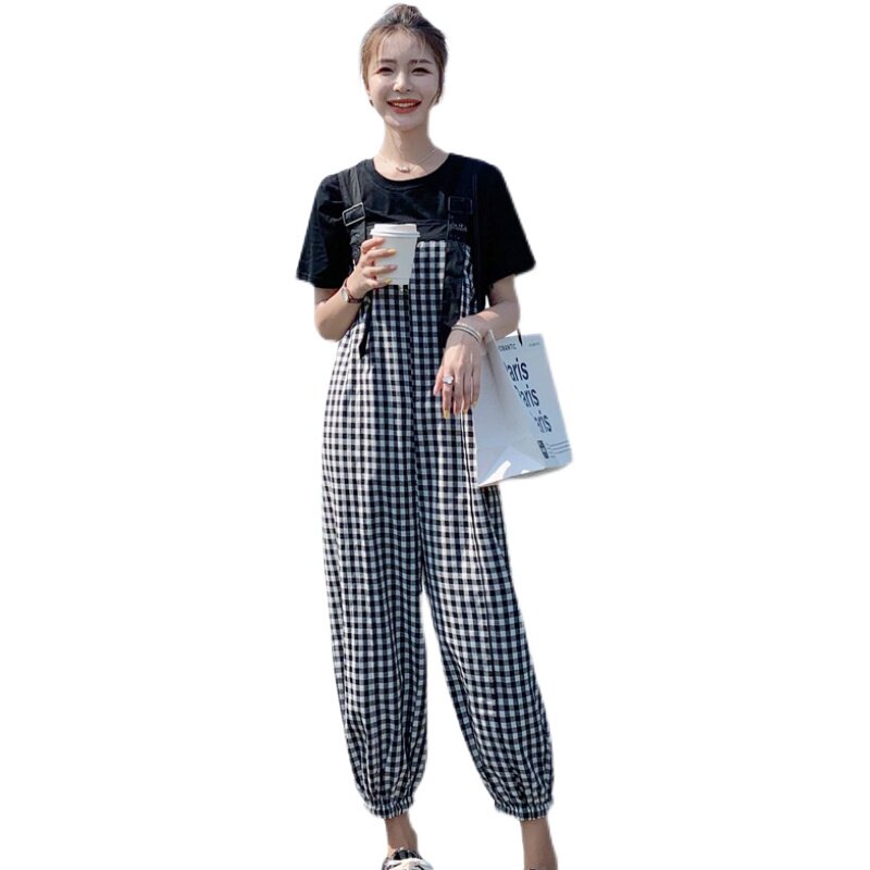 2022现货，敲显瘦哈伦裤两件套浙宝126-k9957-P105-K158,女装休闲裤,乔安迪