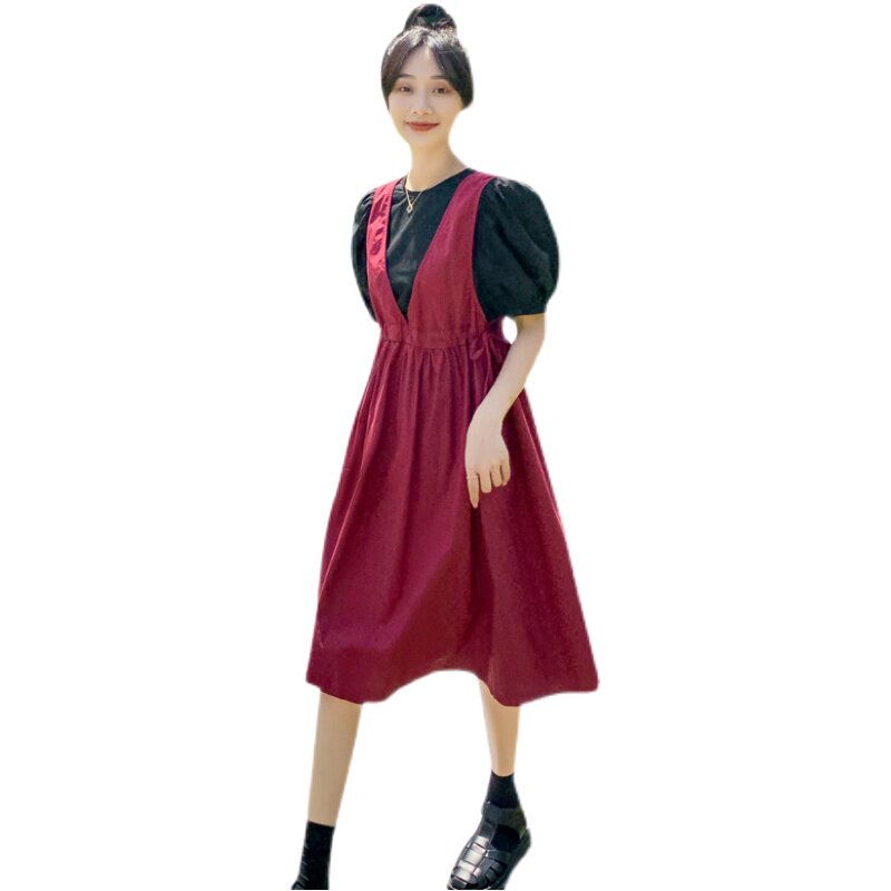【】现货百搭套装连衣裙2282-P115-K168,女装连衣裙,乔安迪