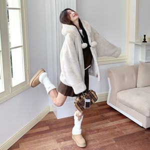 【新品】126-9053 短款P185K278,长款P215K318长短款皮毛一体,女装皮草,乔安迪