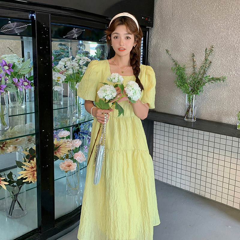 【新品】出货中定制工艺面料连衣裙2271-P105-K158,女装连衣裙,乔安迪