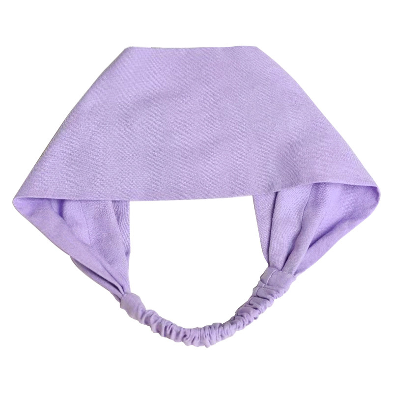 glee rainbow香芋紫少女百搭弹力宽发带