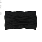 GLEE RAINBOW欧美黑色棉弹针织超宽发带 多色