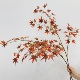 红枫叶绿枫仿真花客厅餐桌装 饰花艺干花摆件假花仿生绿植插花摆设