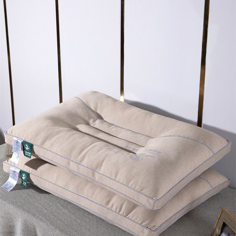 全棉枕芯羽丝绒枕一对枕头家用护颈助眠一只装枕芯不塌陷不变形