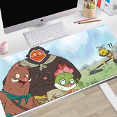 浪浪山小妖怪超大号鼠标垫键盘桌垫锁边加厚电脑办公可爱女生ILL
