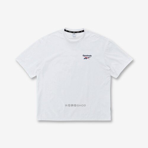 Reebok/锐步透气多logo运动T恤