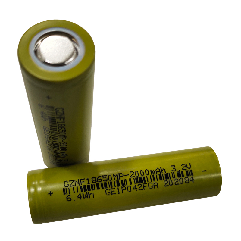 18650 3.2V 2000mAh 4C持续放电 磷酸铁锂 应急灯 储能可充电电池