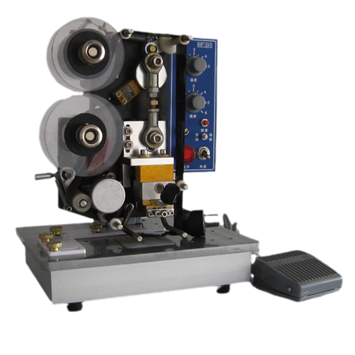 HP-241B 电动 半自动 生产 有效 日期 打码机 两排 三排 送 色带