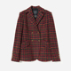 风意大利圈圈羊毛花呢西装 苏格兰格香 WXZ06025 茉莉雅集