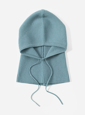 *WSP07178 茉莉雅集 细腻舒适温暖KVSS全羊绒元宝针帽子假领子女