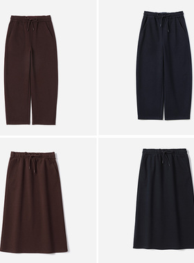 *WKZ07184 加厚保暖亲肤含羊毛抓绒松紧腰奶奶裤卫裤半裙