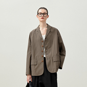 WKZ07180 松紧腰阔腿裤 L可机洗全棉休闲宽松随性西装 女