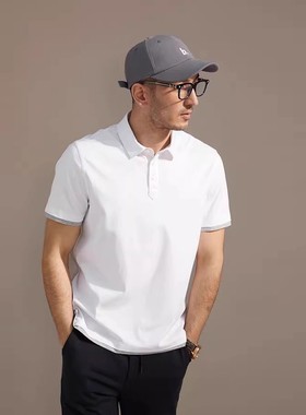 *MTX04031 茉莉雅集 日本进口真丝棉经典T恤商务休闲男