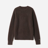 茉莉雅集 软糯进口Llama骆马大羊驼绒经典 针织套衫 MZT09002 男款