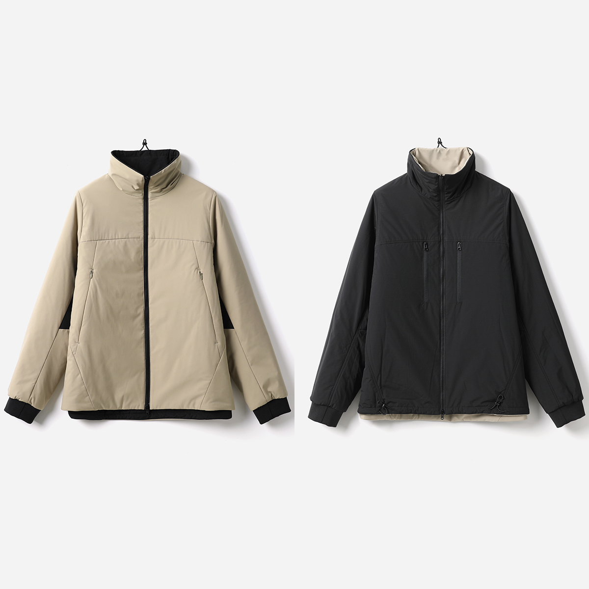 WWT07320 茉莉雅集 户外休闲双面穿绗棉保暖舒适立领棉服外套女