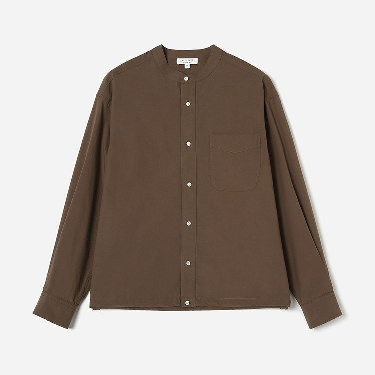 *WCS07143 茉莉雅集 利落舒适酵素洗日本空气棉全棉长袖衬衫