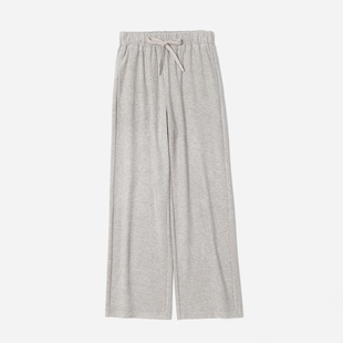 暖意牦牛绒吸湿保暖加厚牛筋腰直筒裤 茉莉雅集行走 女 WKZ08283