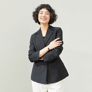 女 双重织微弹精纺羊毛挺括优雅西装 WXZ03123 茉莉雅集