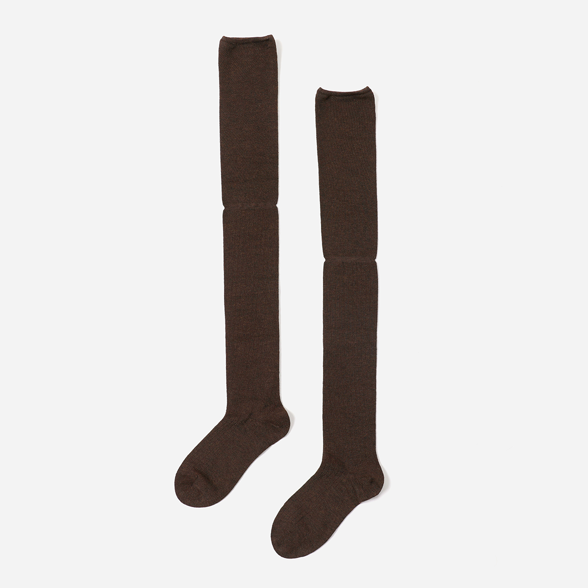 WSP08076 茉莉雅集 保暖显瘦含羊毛过膝袜小腿袜高筒袜靴袜秋冬