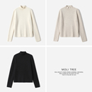 摩登半高领KVSS全羊绒针织套衫 WZT08176 C经典 女 茉莉雅集