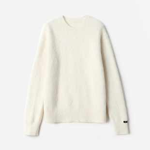 *WZT08306  珍贵温暖之源进口Llama骆马大羊驼绒针织圆领套衫