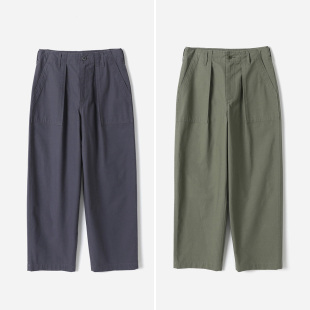 R日本进口全装 腰工装 风休闲长裤 女 WKZ09013 直筒裤 茉莉雅集