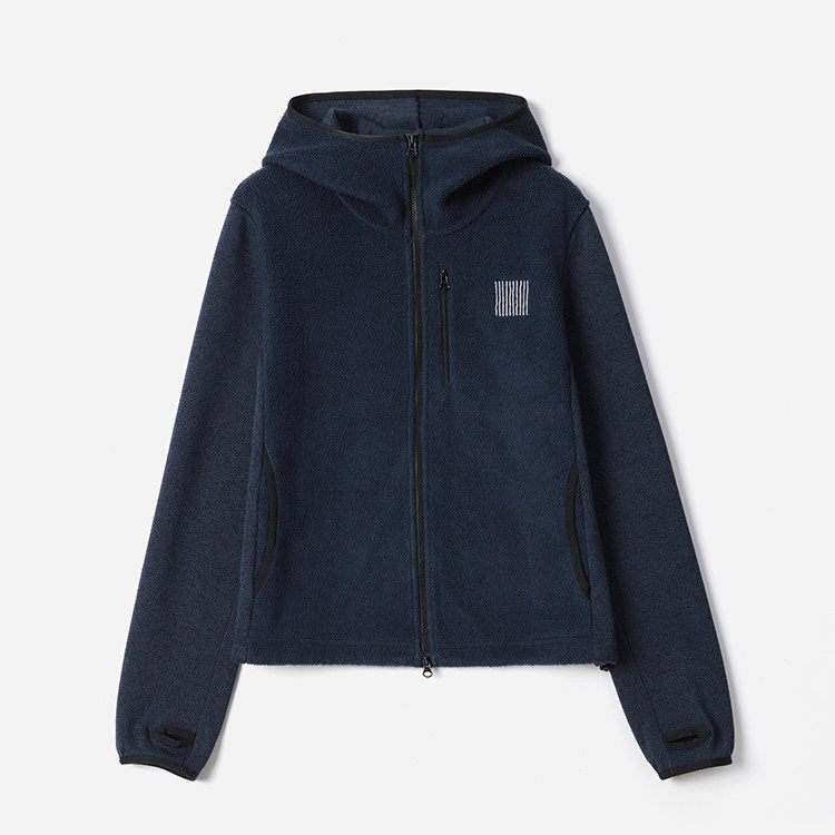 *WWT08209 茉莉雅集 山系户外河川绣花暖阳颗粒绒休闲长袖外套女