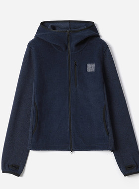 *WWT08209 茉莉雅集 山系户外河川绣花暖阳颗粒绒休闲长袖外套女