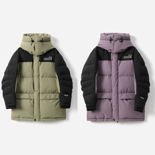 WYR07012 T*N*F紫标意大利棉感料御寒300G可追溯95白鹅绒羽绒服