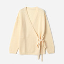 套衫 WZT09052 C浪漫诗意羊毛羊绒无缝一体针织开衫 女 茉莉雅集