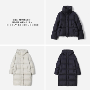 *WYR08018 茉莉雅集 轻柔泡芙防水保暖可追溯95白鹅绒面包羽绒服
