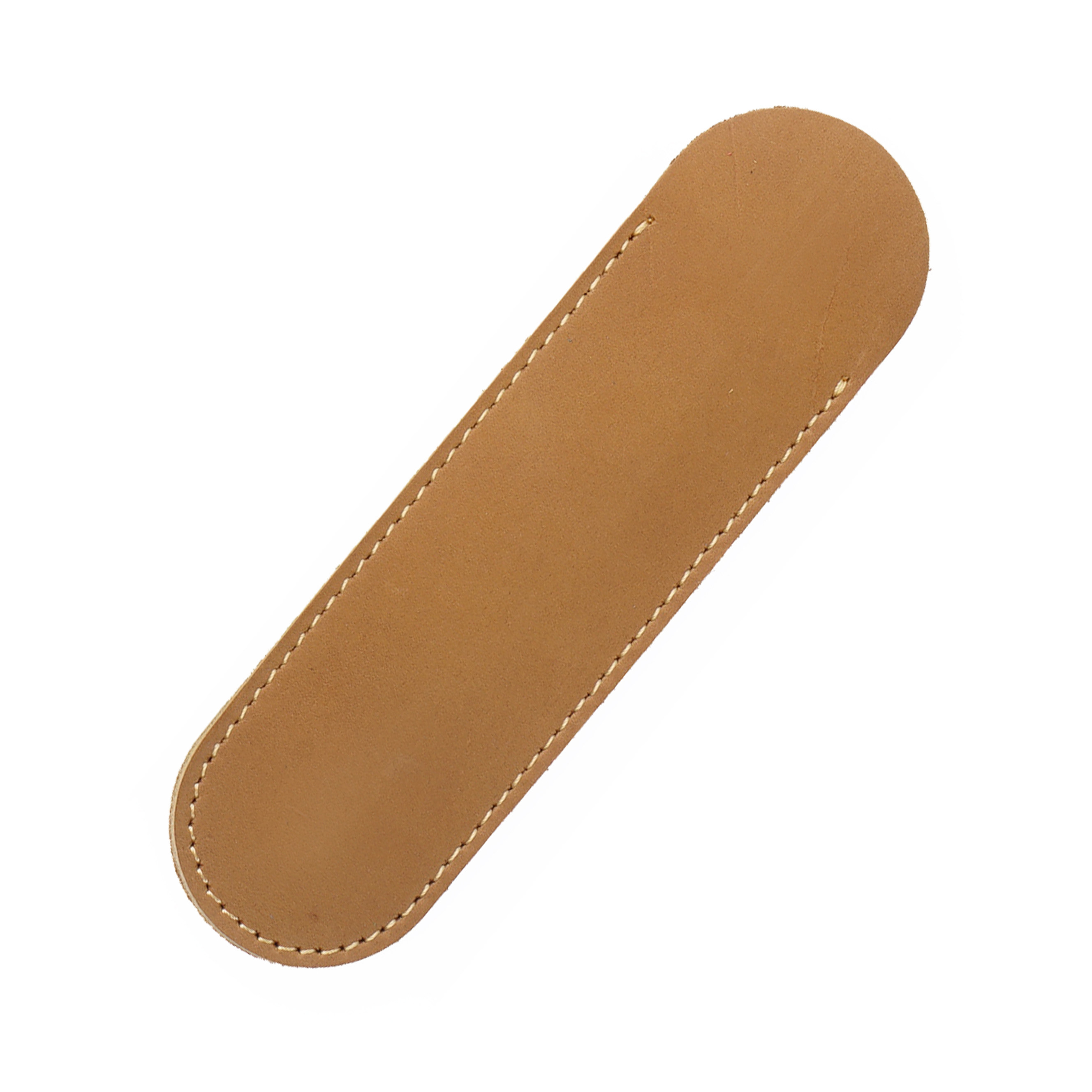 新品复古手工牛皮创意礼品钢笔套纯色皮套笔盒凌美简约笔袋保护套