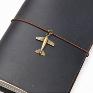 推荐 TN手账本挂饰旅行者笔记本金属DIY配件挂件书签复古zkk吊坠
