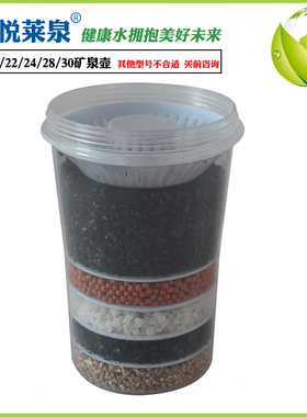 悦莱泉矿泉壶21升净水壶专用南方版大五级主滤芯大口径五级主滤芯