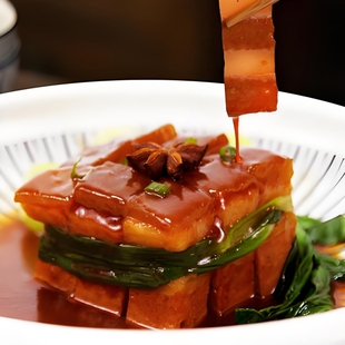 旺奇龙素东坡肉370g纯素斋天供菜祭祀谢年红烧卤水佛家素宴餐厅