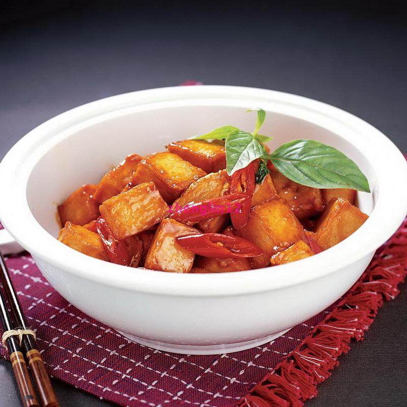 鸿昶食品素食爱之素植物基珍香鱼豆腐2500g人造肉煮汤火锅炒菜