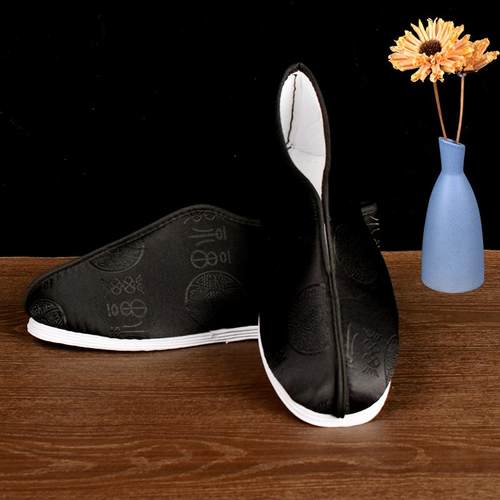 老人寿鞋男棉鞋绣花底