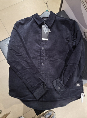 Covnerse/匡威 男子秋冬保暖复古加绒灯芯绒衬衫棉服10027091-A01