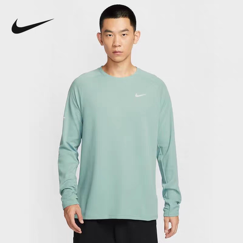 Nike Stride Dri-Fit 耐克男子速干华夫格反光透气长袖HV2706-017