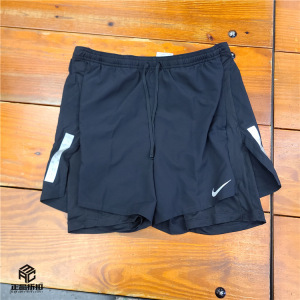 NIKE/耐克 DRI-FIT 男子跑步二合一 速干排汗透气反光短裤 DX0842