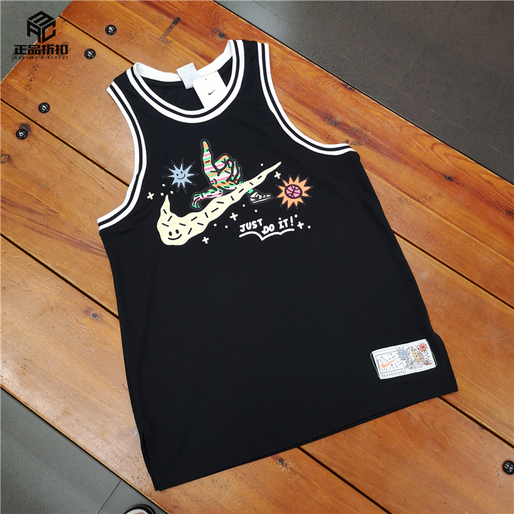 NIKE/耐克 DRI-FIT DNA男子速干透气篮球运动背心球衣 DV3191-010