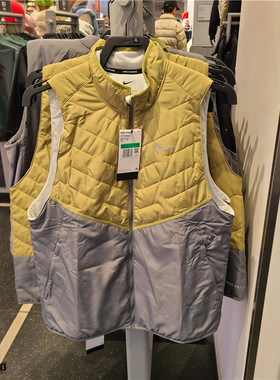 NIKE Therma-Fit 耐克防风拒水轻薄保暖跑步棉服马甲 DD5648-379