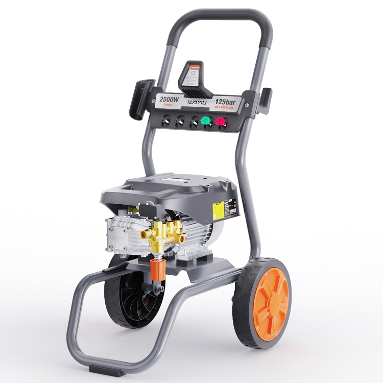 上海yili亿力清洗机ylq7625g手推式高压冲洗水枪操作简单