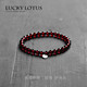 LUCKYLOTUS珠宝首饰天然老矿料石榴石手链女手串水晶礼物闺蜜 包邮