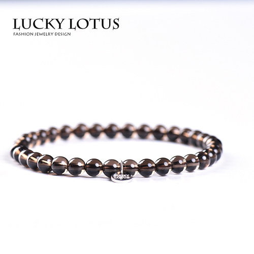 茶晶手链手串LUCKYLOTUS包邮原创