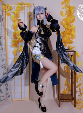 雾都动漫原神申鹤新春海灯节cosplay服装申鹤冷花幽露cos服装女