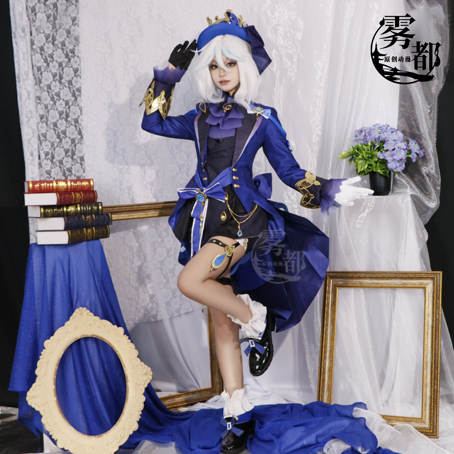 雾都动漫原神水神芙宁娜黑色荒cosplay服装芙宁娜芙卡洛斯cos服女