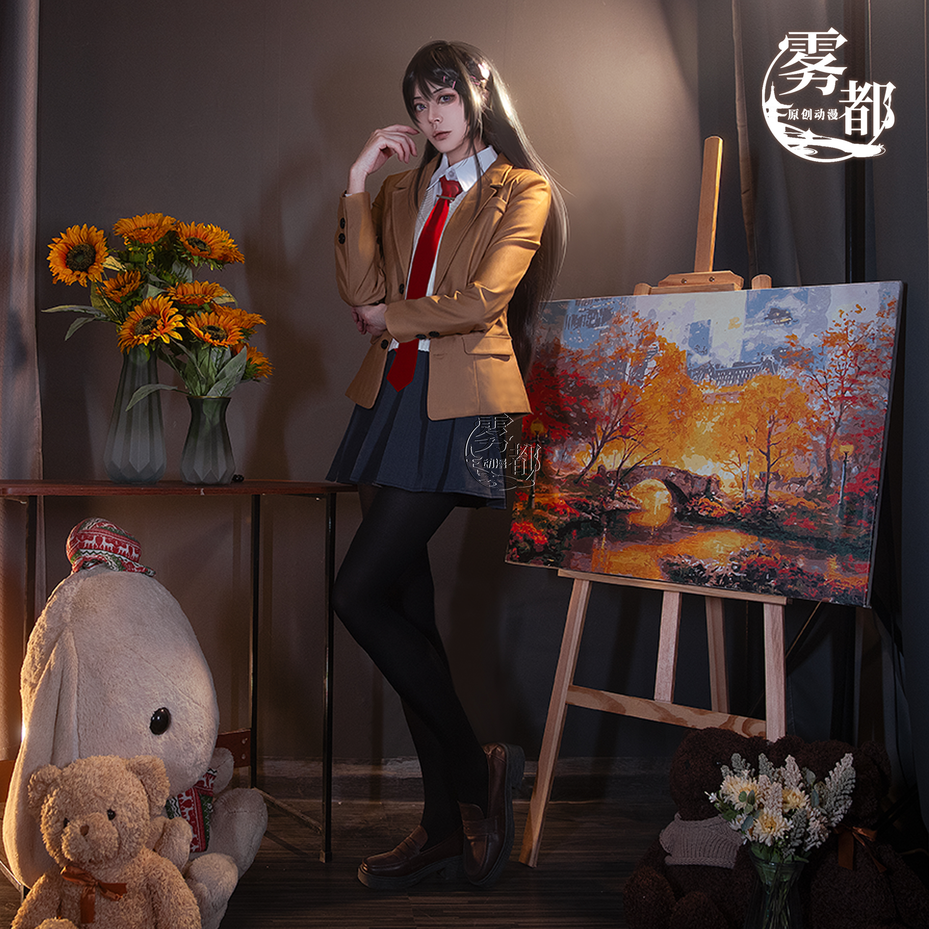 雾都动漫麻衣学姐兔女郎COS服